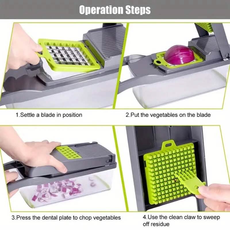 Multi-function vegetable chopper slicing carrots kitchen gadget