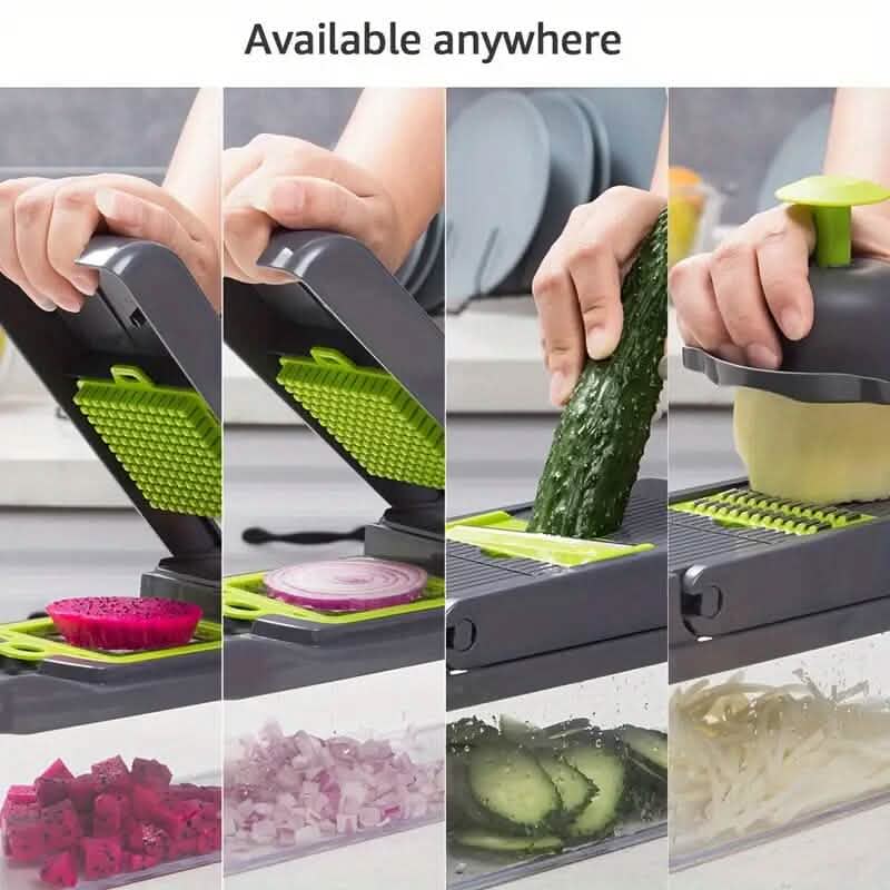 EasyPro kitchen chopper complete set with container and blades