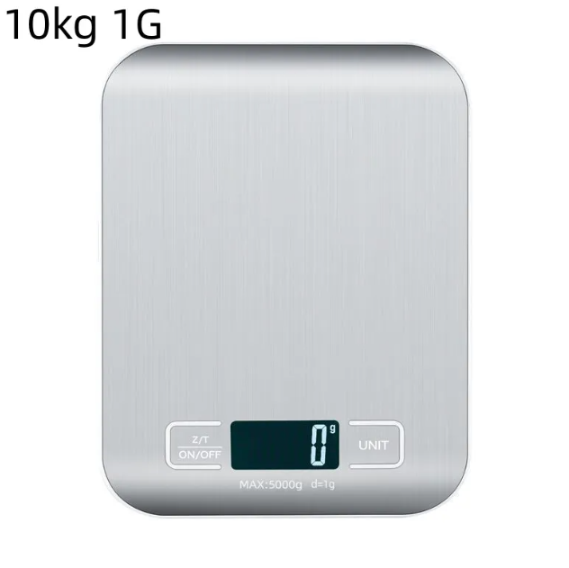Digital Kitchen Scale – Stainless Steel Food Scale for Baking & Cooking