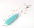 Electric milk frother egg beater black color compact kitchen tool