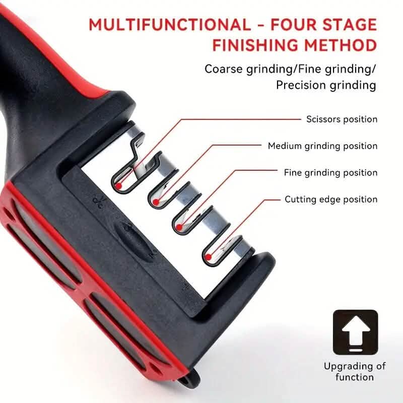 Knife sharpener tool non-slip base kitchen gadget product view