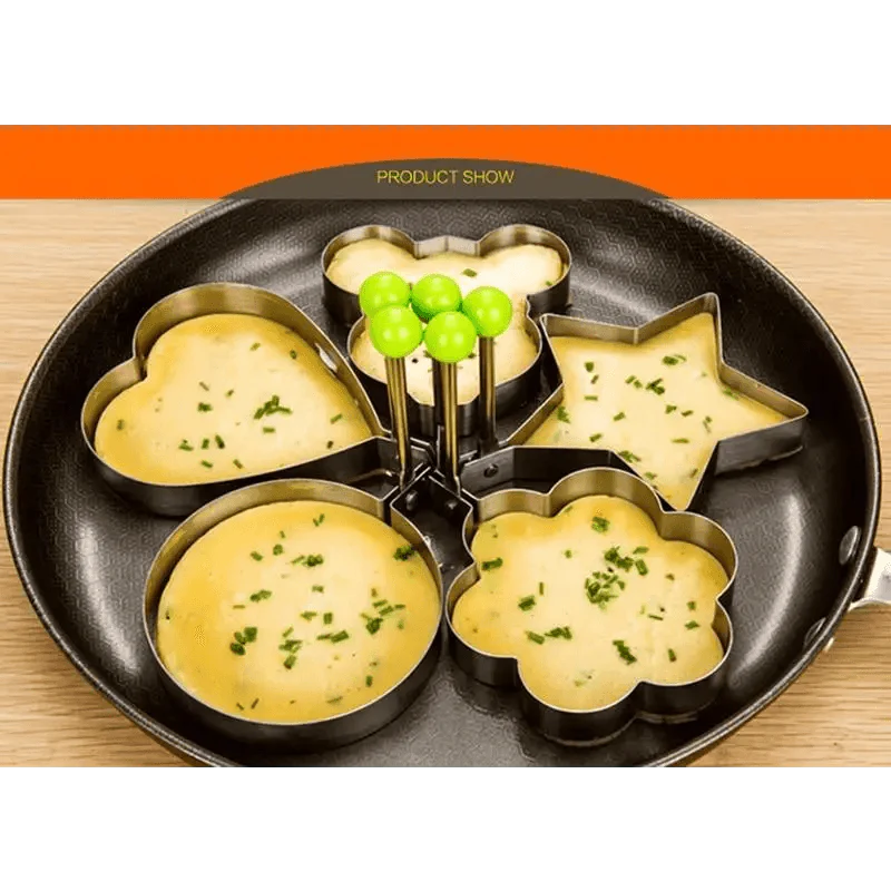 Egg & Pancake Mold Ring Set
