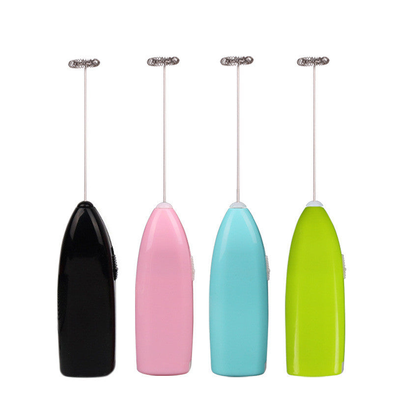 Electric handheld blender frother white color kitchen gadget