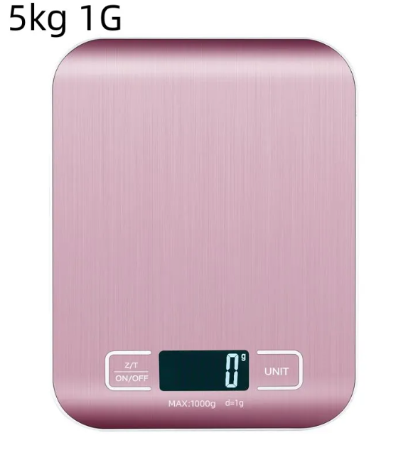 Digital Kitchen Scale – Stainless Steel Food Scale for Baking & Cooking