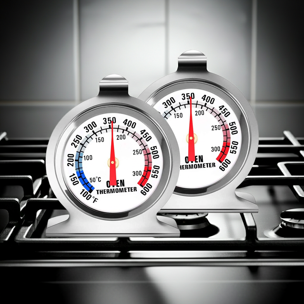 2-pack oven thermometers 100-600F dual thermometer baking kitchen gadget