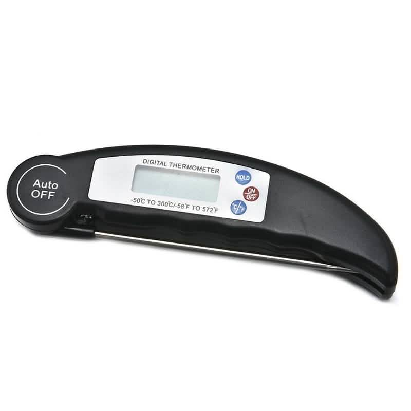 Meat thermometer probe digital display black version product shot