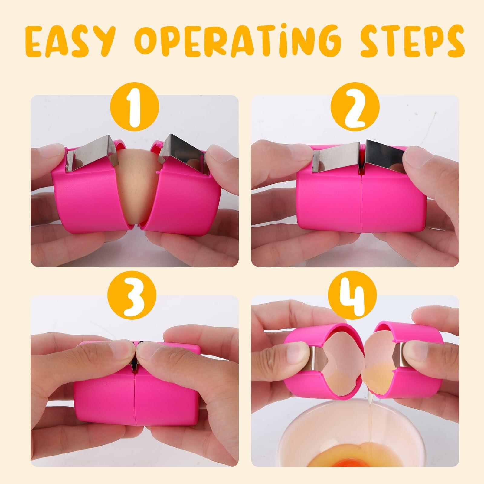 3-pack egg cracker tool product dimensions kitchen gadget