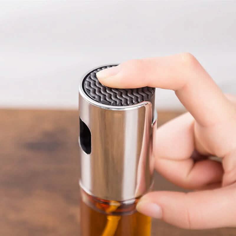 Push-type olive oil spray bottle packaging kitchen cooking tool