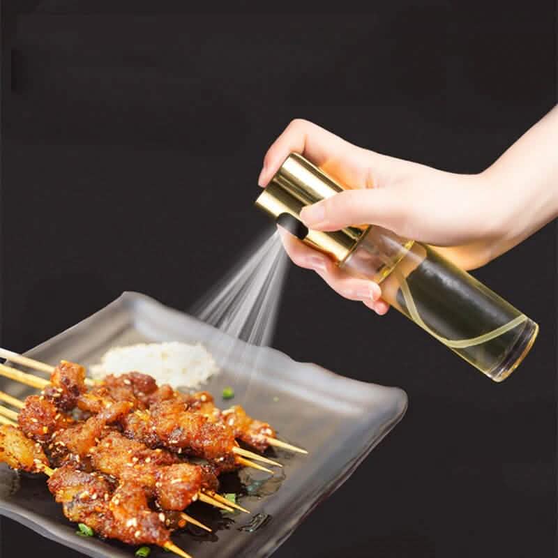 Push type oil spray bottle product dimensions refillable kitchen tool